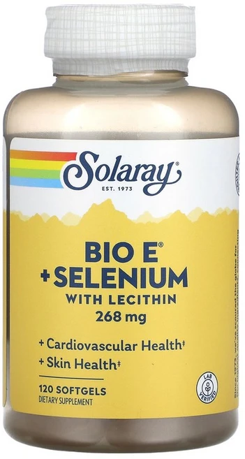 솔라레이 바이오 Bio E 플러스 셀레늄 200 IU 120 소프트젤, 1개, 2kg - 쿠팡