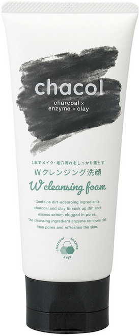 chacol 차콜 숯앤효소세안폼 １３０Ｇ, 1개, 130g