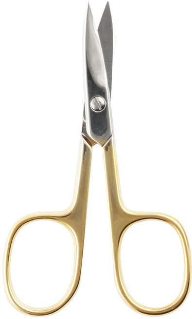 벨로티 이태리산 고급 손 발톱 네일 가위 실크 가위, 1개, 골드
