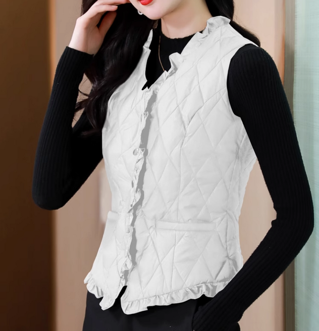 쌍천 패딩 조끼 레이스 정장 재킷 여성 슬림 경량 3XL 조끼 A25103115