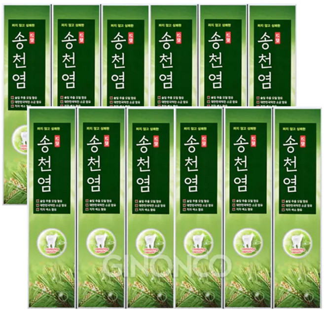 메디안 송천염 치약 120g (3입), 4개