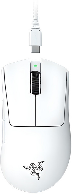 레이저 데스 에더 V3 프로 유무선 마우스, 화이트, RZ01-0463