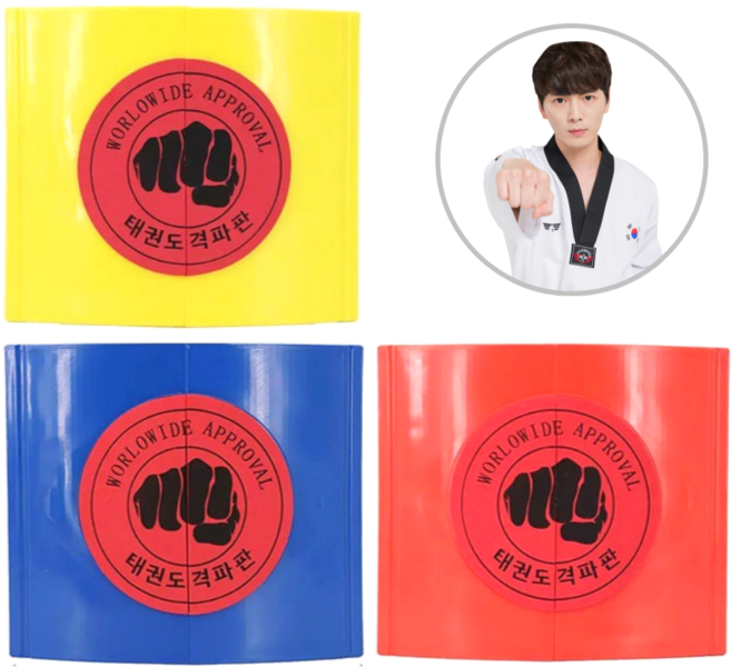 에스토스포츠 태권도 격파용품 조립식 기와 플라스틱 기와, 파랑