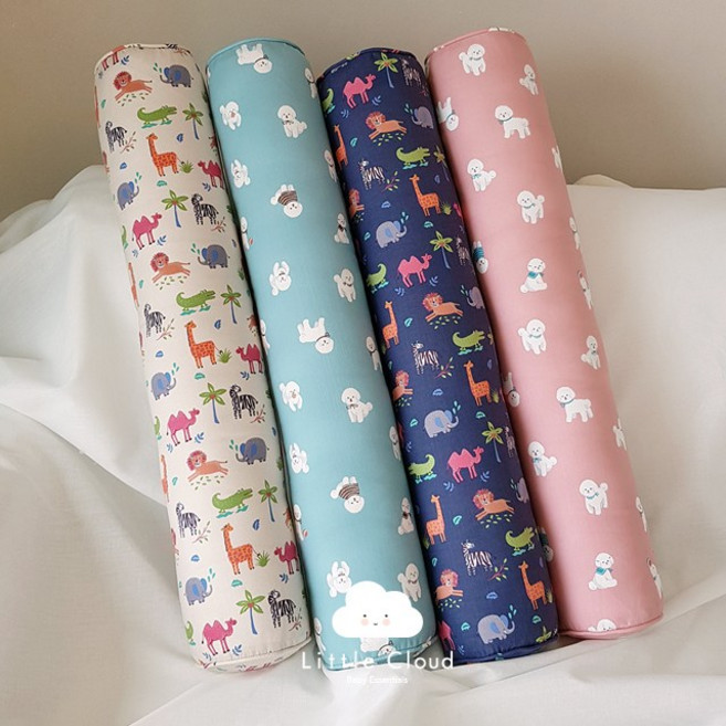 리틀클라우드 유아바디필로우 아기죽부인 애착베개 아기롱쿠션 유아롱쿠션 원형롱쿠션 롱쿠션 바디필로우, 주토피아(네이비)