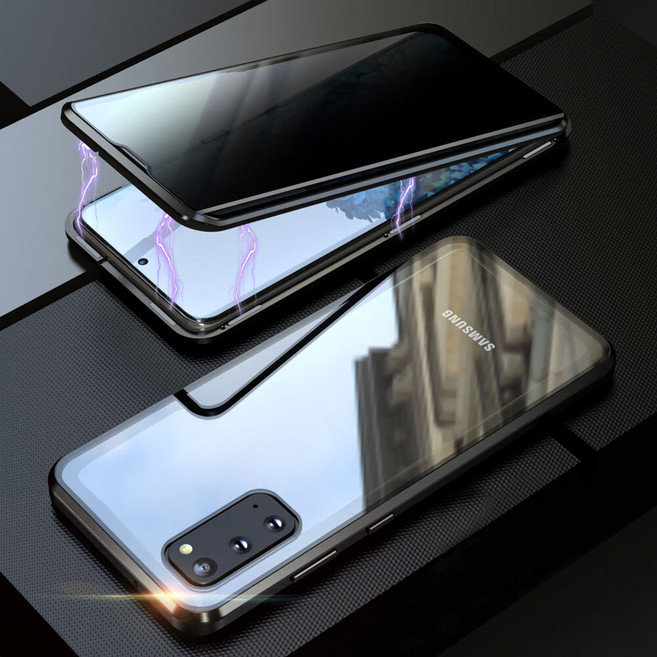 갤럭시 S25 사생활보호 마그네틱 풀커버 케이스