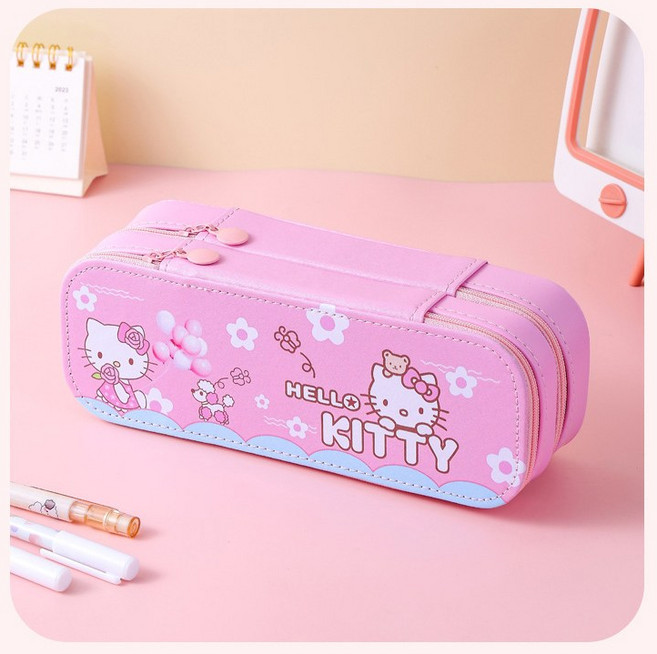 산리오 더블 레이어 심플 파우치, 1개, 마이멜로디