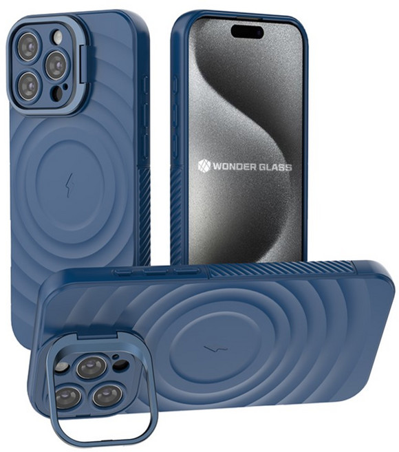 원더글라스 맥세이프 시그니처 웨이브 프레임 렌즈 스탠드 케이스