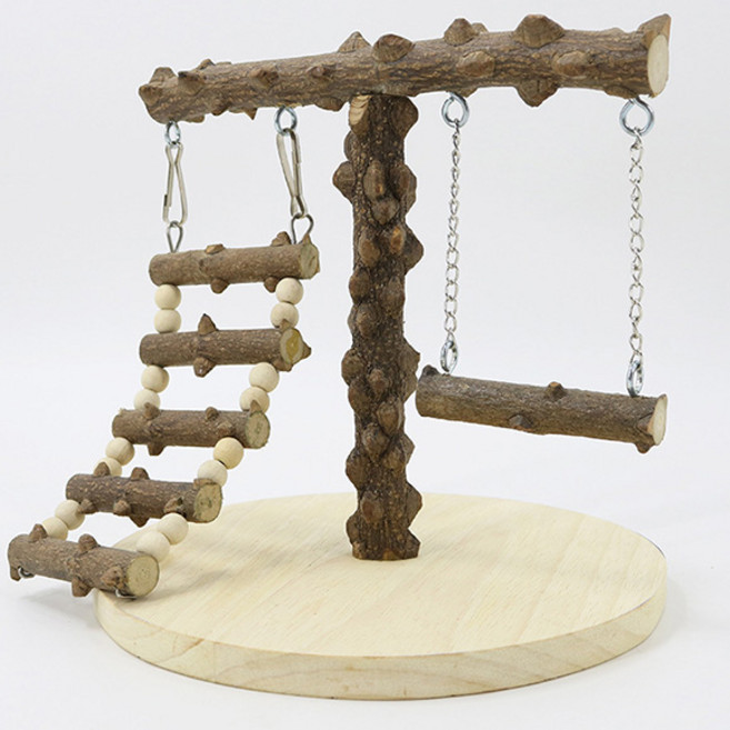 앵무새 장난감 천연 후추나무 횃대 발톱 갈이, 1개, 스타일1