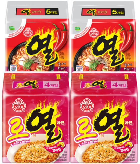 로제열라면 2 + 열라면 2, 2세트