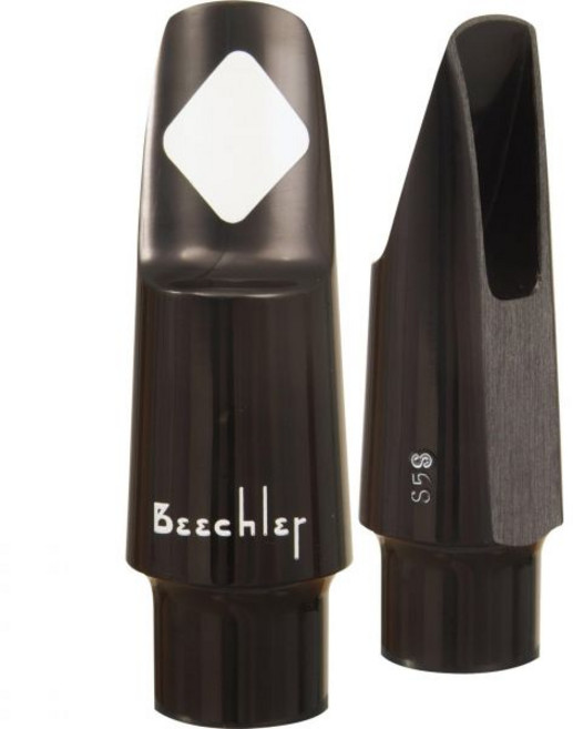 BEECHLER비클러 다이아몬드 인레이 알토 색소폰 마우스피스 모델 M8, 1개