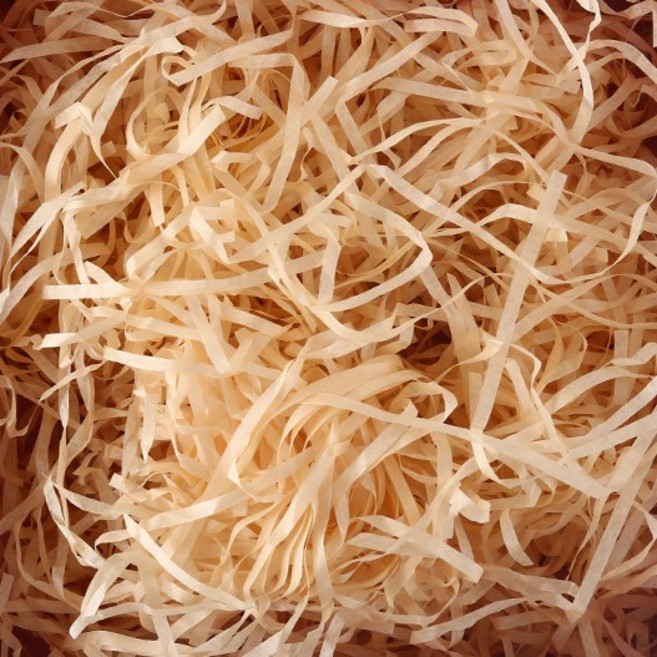 MARRIED THE WEDDING 質感拉菲草紙絲 100g 禮物盒填充裝飾 多色選擇 無異味不褪色, #19香檳色, 1個
