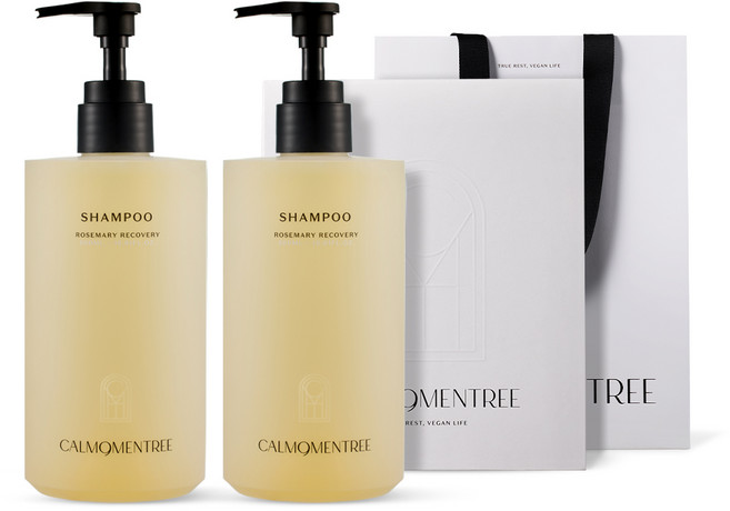 캄모멘트리 로즈마리 탈모완화 샴푸 더블 세트 (500mlx2), 허브 샴푸 기프트 세트, 1세트