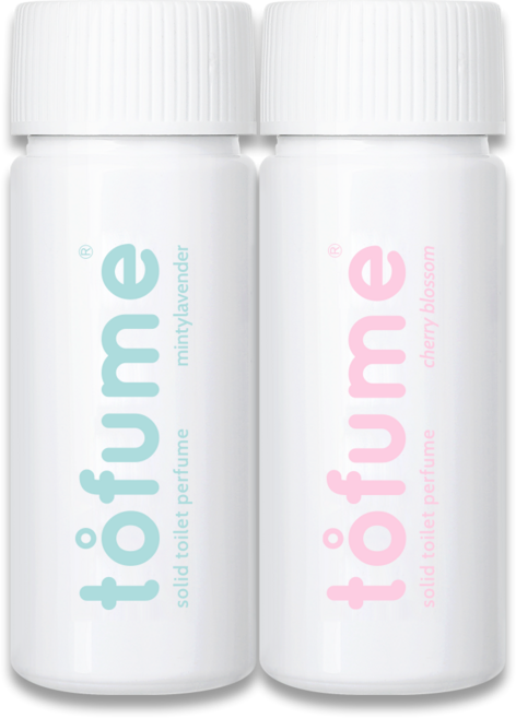 토퓸 토일렛 퍼퓸 화장실 방향제, 24g, 2개, 민티라벤더(30정), 체리블라썸(30정)
