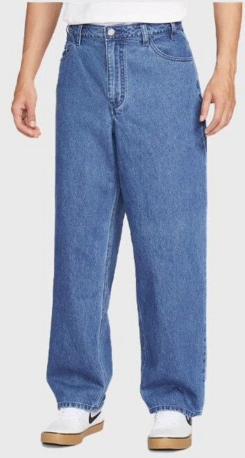 [국내백화점] 나이키 남성 데님 스케이트 팬츠 청바지 트레이닝 바지 블루