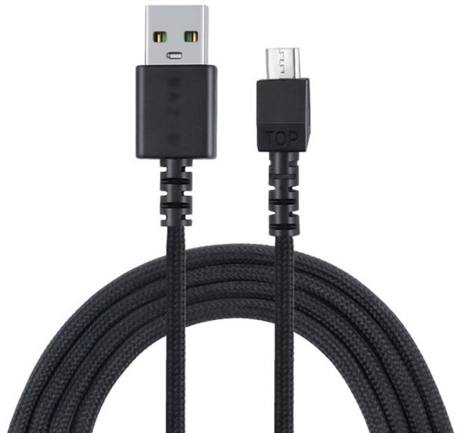 USB 충전 케이블 Razer Naga Pro 20000 DPI & DeathAdder V2 pro & Razer Basilisk & Razer Viper Ultimate H, 1개