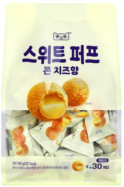 스위트퍼프 콘치즈맛 160g, 1