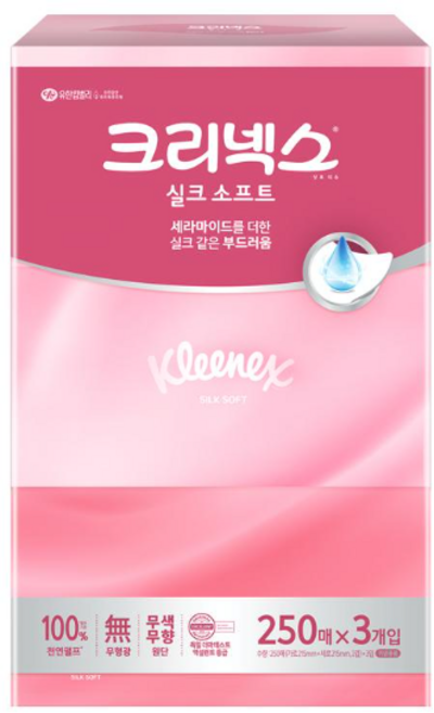 크리넥스 실크소프트250매1개입x15개, 단품