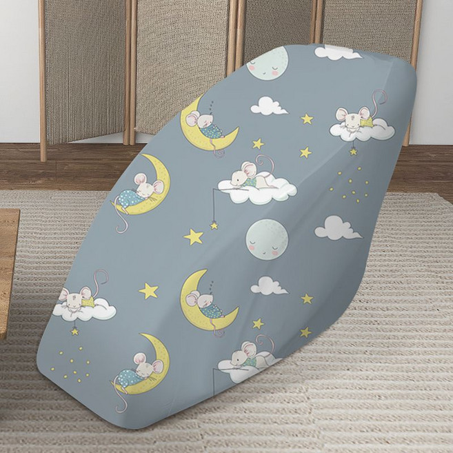 안마의자 커버 덮개 방수 먼지차단 고무줄 고정형 보호 커버 통풍 안마기 일체형 호환, 사슴과 곰