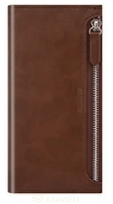 SCOVER 베스티 슬림 지퍼 카드 지폐 동전 수납 다이어리 케이스