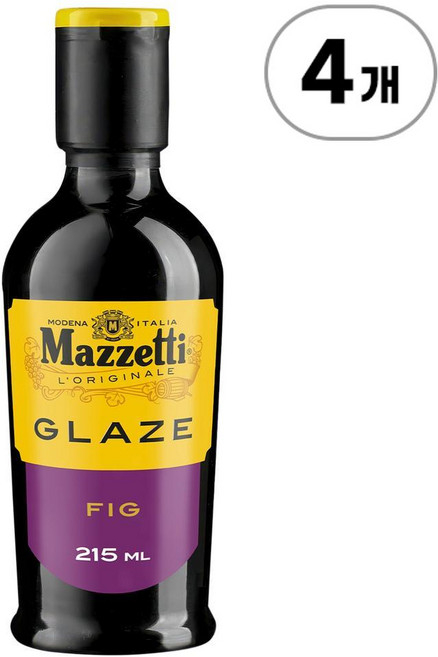 마제티 쉐프 리덕션 피그 고메 글레이즈 Mazzetti Chef's Reduction Fig Gourmet Glaze 215ml, 4개