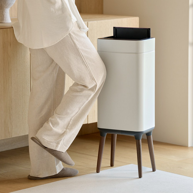 비다체 26L 오존살균 자동 쓰레기통 휴지통 20리터 종량제 호환 세이지 그레이