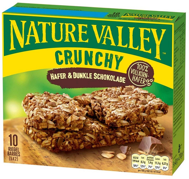 네이처밸리 크런치 그래놀라바 오츠 앤 다크초코 5x42g