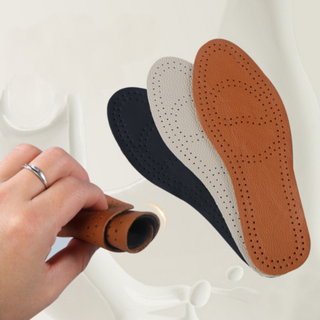 얇은 로퍼 깔창 구두깔창 소가죽 라텍스 발편한 남성 여성 가죽인솔 통풍
