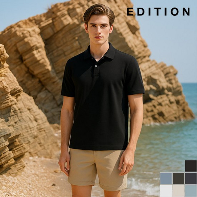 쿨텐션 반팔 카라 티셔츠 (NED2TT1903)