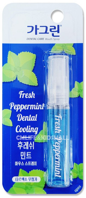 동아제약 가그린 마우스스프레이 후레쉬민트향 7ml x 3개 입냄새 제거 스프레이, 5개