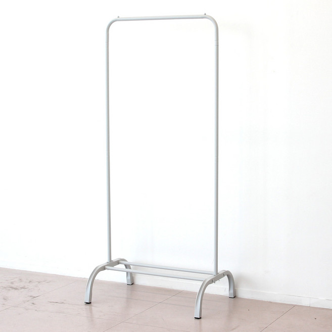 이동식 스탠드 행거 60cm 간편 미니행거 원룸 아이방 좁은공간 옷걸이, 화이트