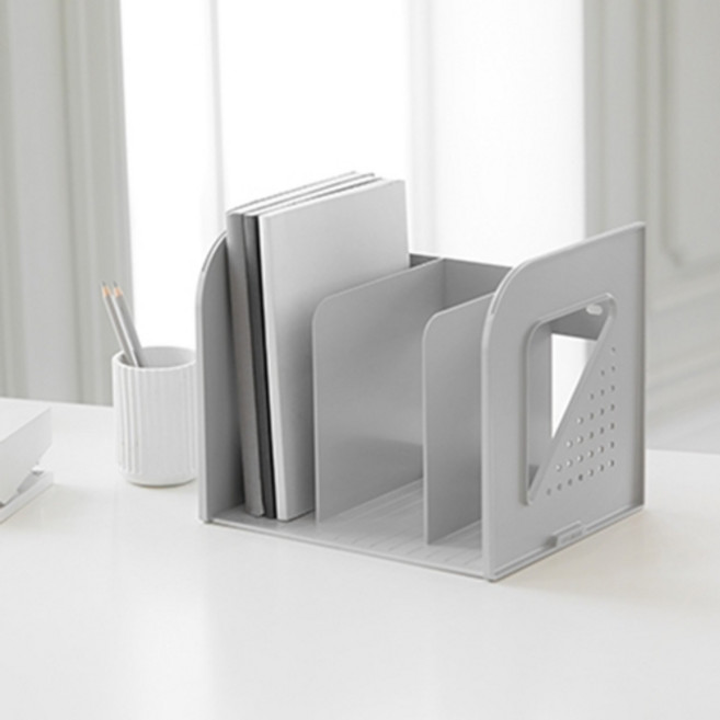 리템 EL 3단 책꽂이 2p, COOL GRAY