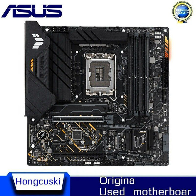 ASUS TUF GAMING B660M-PLUS D4 1700 DDR4 마더보드 B660M B660 CPU i5 10400f i3 12100f 12400f
