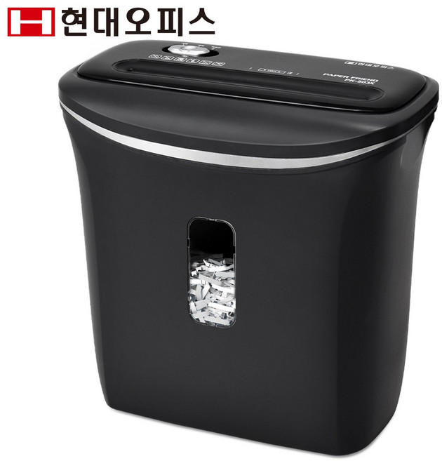 페이퍼프랜드 가정용 문서세단기, PK-503X, 블랙