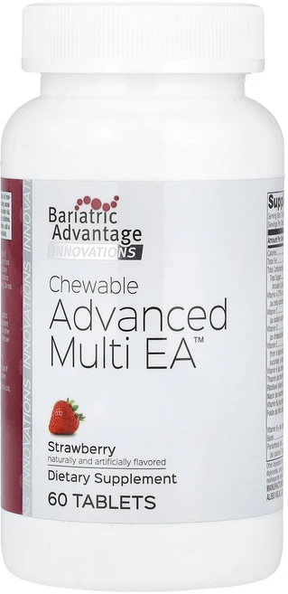 Bariatric Advantage 바리아트릭 어드밴티지 멀티비타민 60 츄어블 태블릿 영양제 건강보조식품, Bariatric Advantage 바리아트릭 어드밴티, 1개 - 쿠팡
