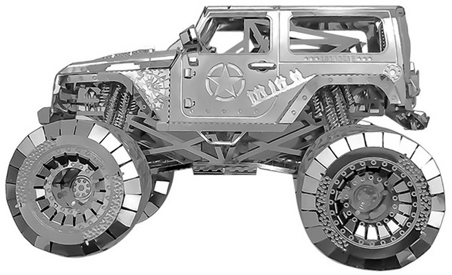 [알꿀밤-메탈퍼즐-자동차] 지프 랭글러 루비콘, 1개