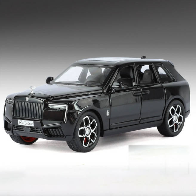 비브랜드 롤스로이스 컬리넌 Cullinan 2025 SUV 1대32 1:32 자동차 미니카 모형 다이캐스트, 블랙