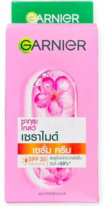GRANIER Pink Pink Gold Ceramine SPF 30PA+++ 가르니에 핑크핑크 골드 세라마이드 SPF 30 PA+++ (7ml x 6개입), 6개, 7ml - 쿠팡
