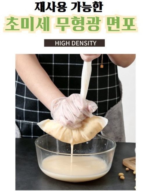 홈앤니드 재사용 가능한 초미세 면포 1+1, 2개