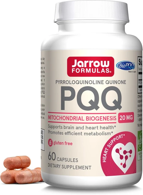 Jarrow 자로우 PQQ (pyrroloquinoline quinone) 20 MG 60정 캡슐, 1개 - 쿠팡