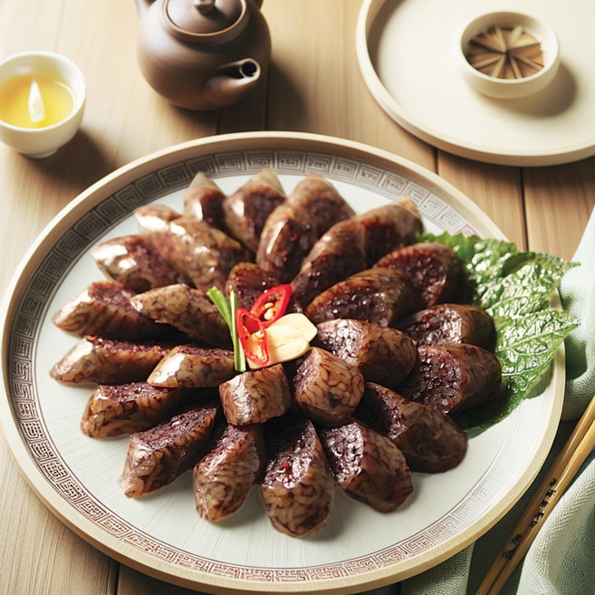 [고메팜스] 순대트럭 쫄깃한 찰순대, 2개, 1kg