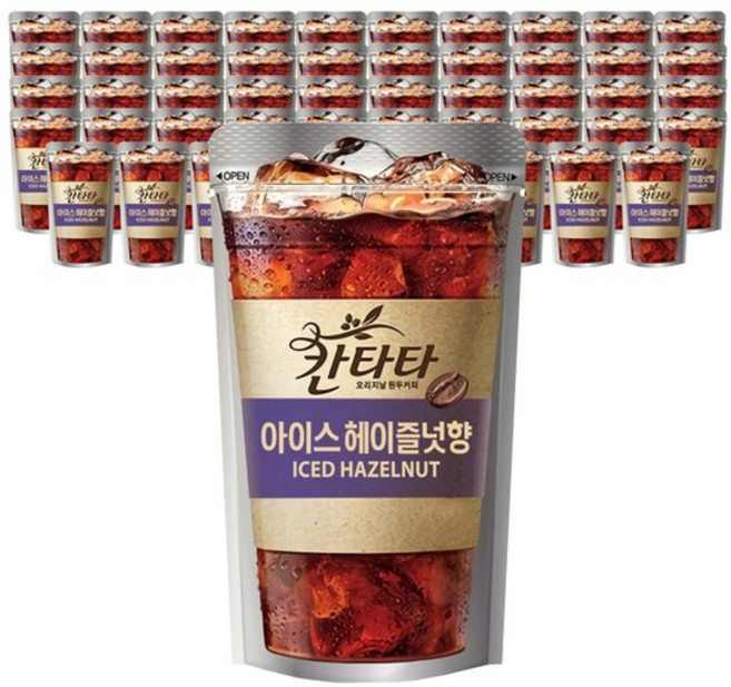 롯데칠성 칸타타 아이스 헤이즐넛향 230ml x 50개
