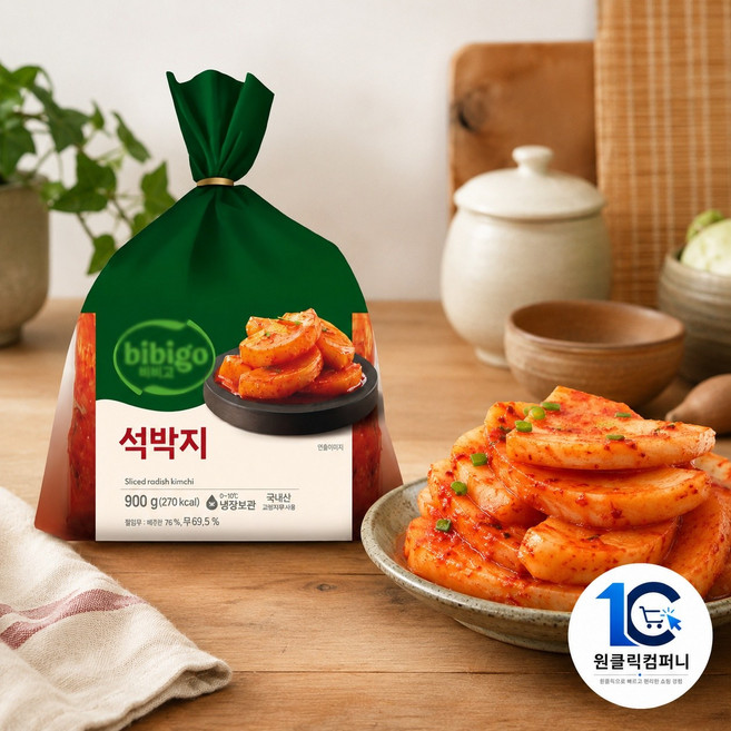 (냉장)비비고 석박지 900g, 1개