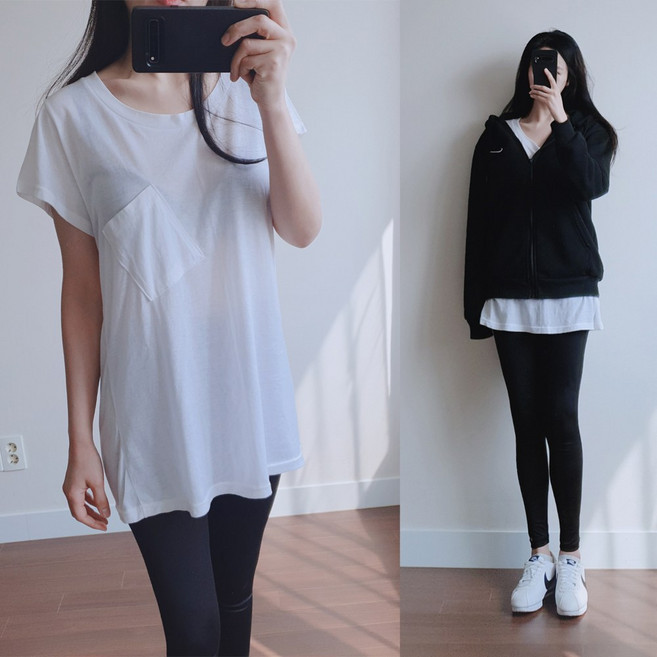 나날샵] 반팔티 여성티셔츠 여성의류 티셔츠 롱티 빅사이즈티셔츠 빅사이즈여성의류 여름티 오프숄더 크롭티 오버핏 요가복 나시 브이넥티 라운드넥티 요가복