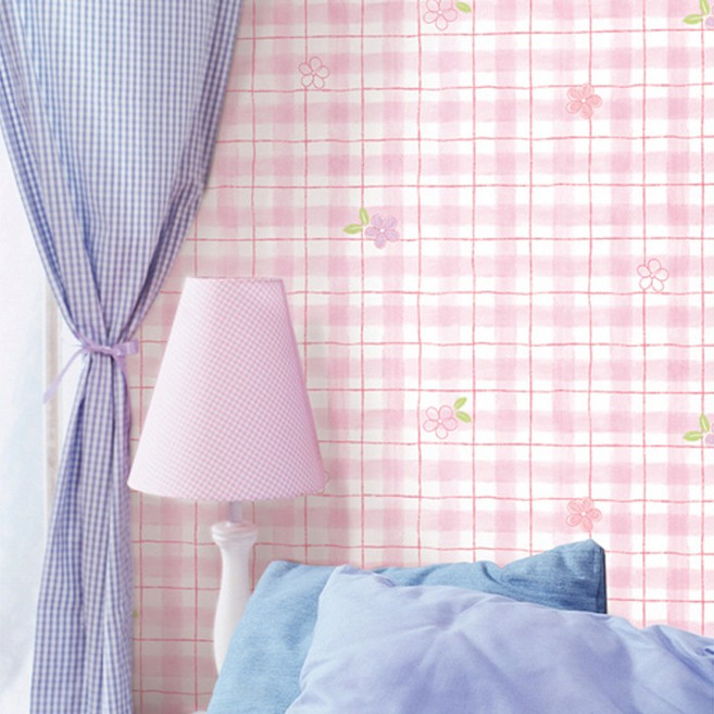 데코미 포인트 시트지 18종 (MPS), MPS-35(크레파스체크-핑크)