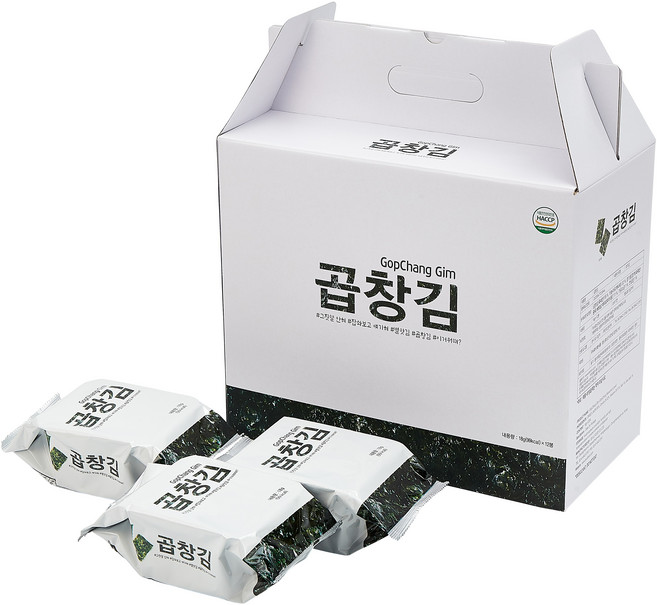 광천별맛김 조미김 명품김 곱창김 식탁김 18g 12봉, 1개