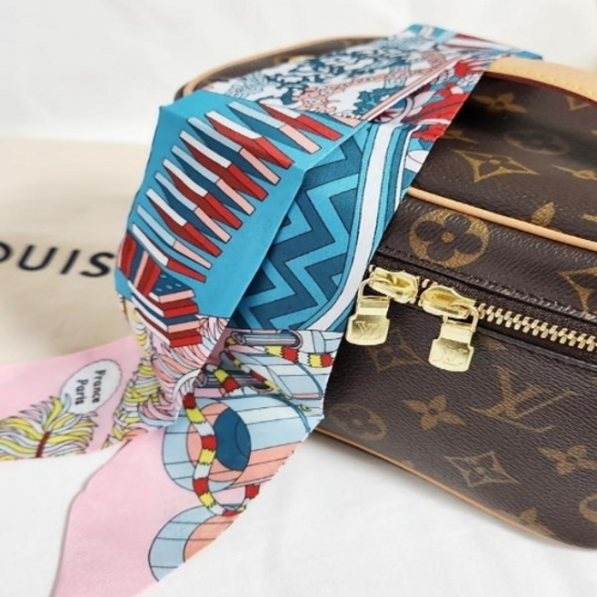 기타 가방 손잡이 핑크 스카프 방도 캐리어네임텍 명품가방 꾸미기