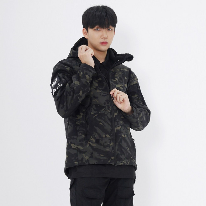 깔레고 빅사이즈 밀리터리 전술 바람막이 택티컬 소프트쉘 자켓 점퍼