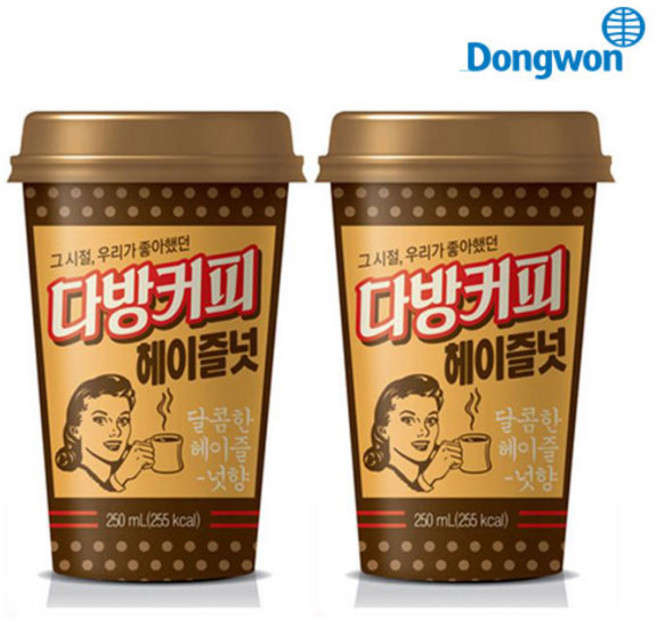 소와나무 다방 헤이즐넛 커피, 250ml, 12개
