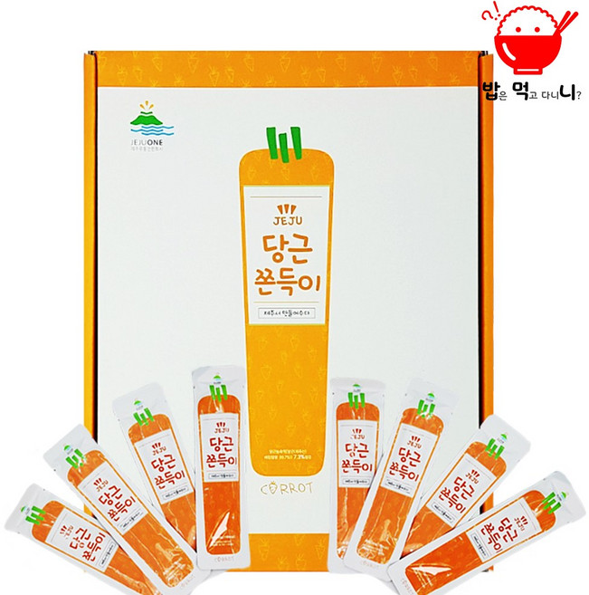 제주쫀득이 4종 감귤 당근 우도땅콩 녹차, 270g, 15봉