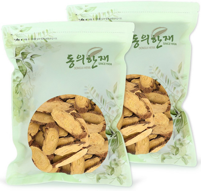 동의한재 최상품 우즈벡 감초, 1kg, 2개